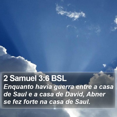 2 Samuel 3:6 BSL Bible Verse Image