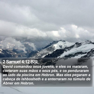 2 Samuel 4:12 BSL Bible Verse Image