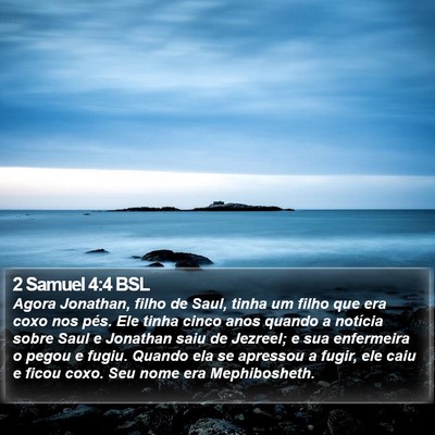 2 Samuel 4:4 BSL Bible Verse Image