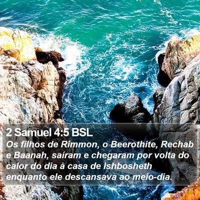 2 Samuel 4:5 BSL Bible Verse Image