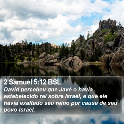 2 Samuel 5:12 BSL Bible Verse Image