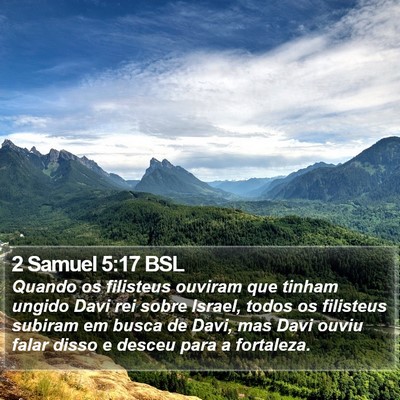 2 Samuel 5:17 BSL Bible Verse Image