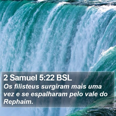 2 Samuel 5:22 BSL Bible Verse Image