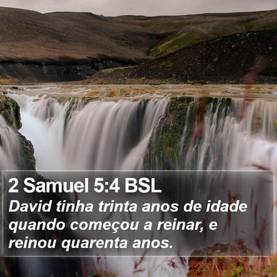 2 Samuel 5:4 BSL Bible Verse Image