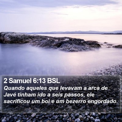 2 Samuel 6:13 BSL Bible Verse Image