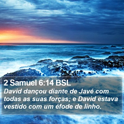2 Samuel 6:14 BSL Bible Verse Image