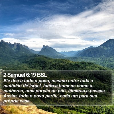 2 Samuel 6:19 BSL Bible Verse Image