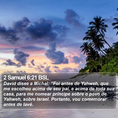 2 Samuel 6:21 BSL Bible Verse Image