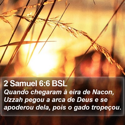 2 Samuel 6:6 BSL Bible Verse Image