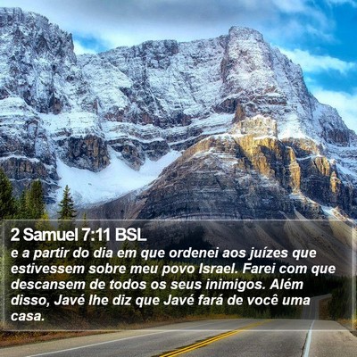 2 Samuel 7:11 BSL Bible Verse Image