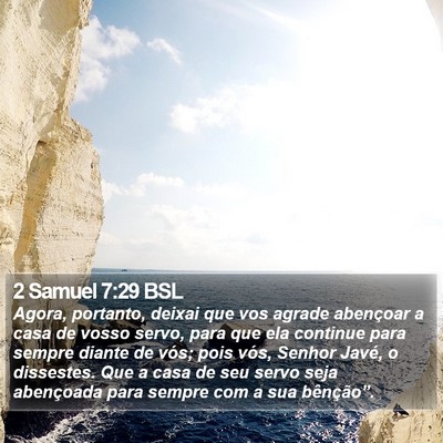 2 Samuel 7:29 BSL Bible Verse Image