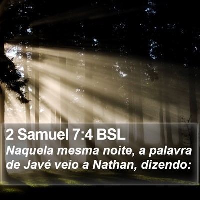 2 Samuel 7:4 BSL Bible Verse Image