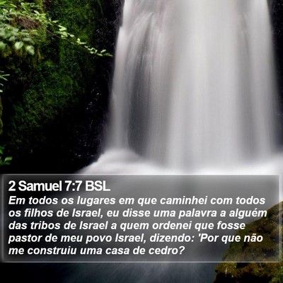 2 Samuel 7:7 BSL Bible Verse Image