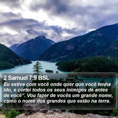 2 Samuel 7:9 BSL Bible Verse Image