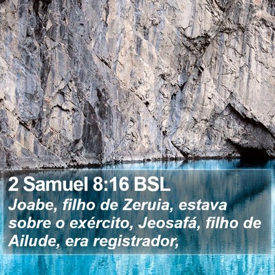 2 Samuel 8:16 BSL Bible Verse Image