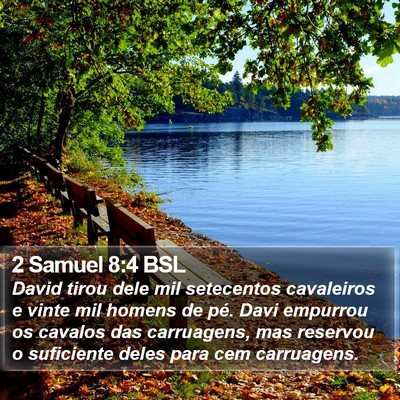 2 Samuel 8:4 BSL Bible Verse Image