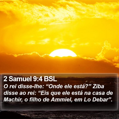 2 Samuel 9:4 BSL Bible Verse Image