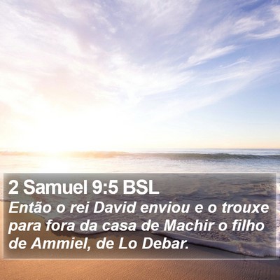 2 Samuel 9:5 BSL Bible Verse Image