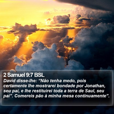 2 Samuel 9:7 BSL Bible Verse Image