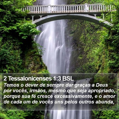2 Tessalonicenses 1:3 BSL Bible Verse Image