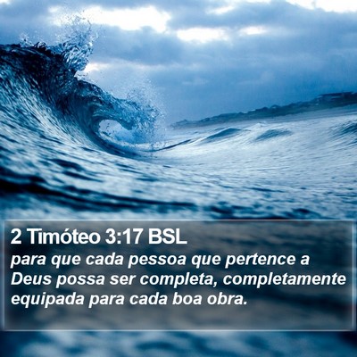 2 Timóteo 3:17 BSL Bible Verse Image