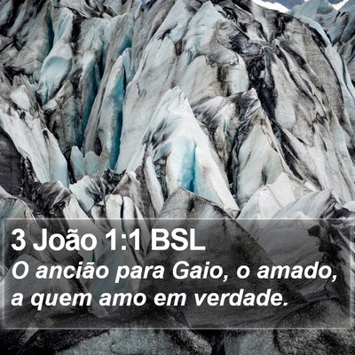 3 João 1:1 BSL Bible Verse Image