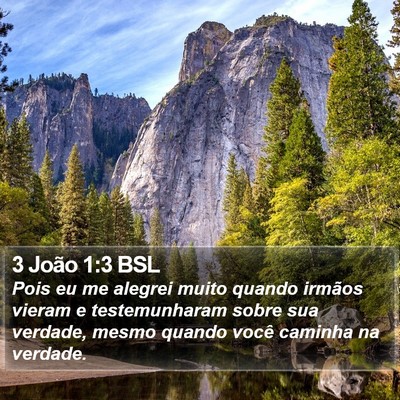 3 João 1:3 BSL Bible Verse Image