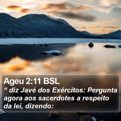 Ageu 2:11 BSL Bible Verse Image