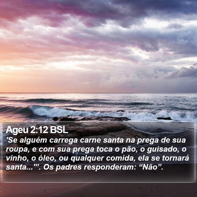 Ageu 2:12 BSL Bible Verse Image