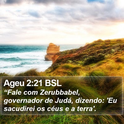 Ageu 2:21 BSL Bible Verse Image