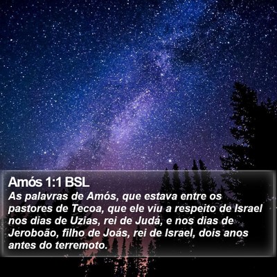 Amós 1:1 BSL Bible Verse Image