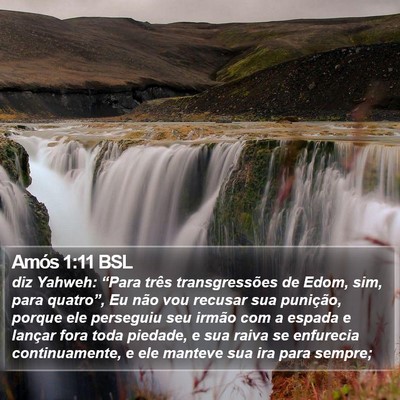 Amós 1:11 BSL Bible Verse Image