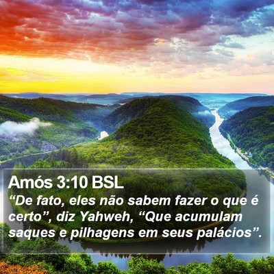 Amós 3:10 BSL Bible Verse Image
