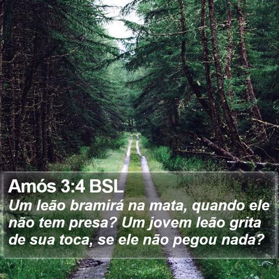 Amós 3:4 BSL Bible Verse Image