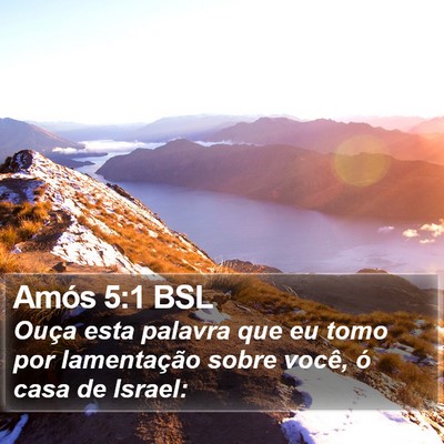 Amós 5:1 BSL Bible Verse Image