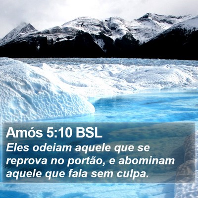 Amós 5:10 BSL Bible Verse Image