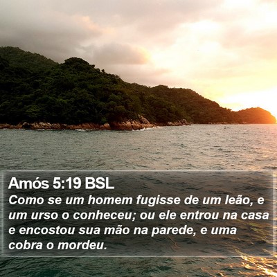 Amós 5:19 BSL Bible Verse Image