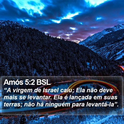 Amós 5:2 BSL Bible Verse Image