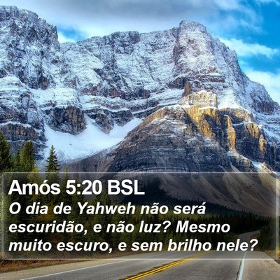 Amós 5:20 BSL Bible Verse Image