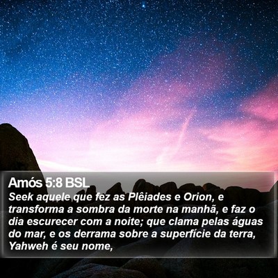 Amós 5:8 BSL Bible Verse Image