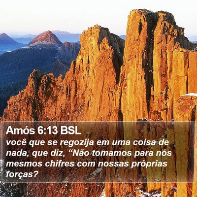 Amós 6:13 BSL Bible Verse Image