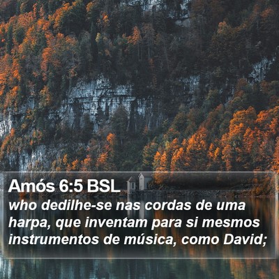 Amós 6:5 BSL Bible Verse Image