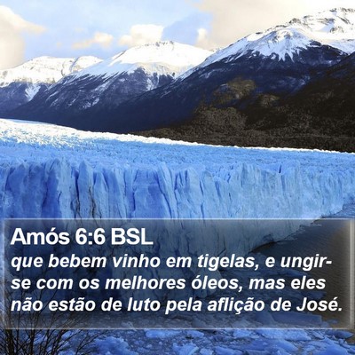 Amós 6:6 BSL Bible Verse Image
