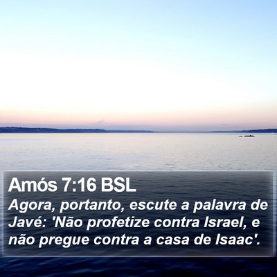 Amós 7:16 BSL Bible Verse Image