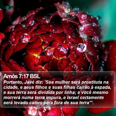 Amós 7:17 BSL Bible Verse Image