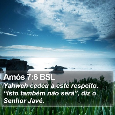 Amós 7:6 BSL Bible Verse Image