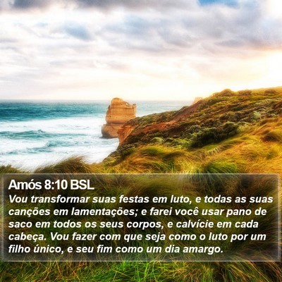 Amós 8:10 BSL Bible Verse Image