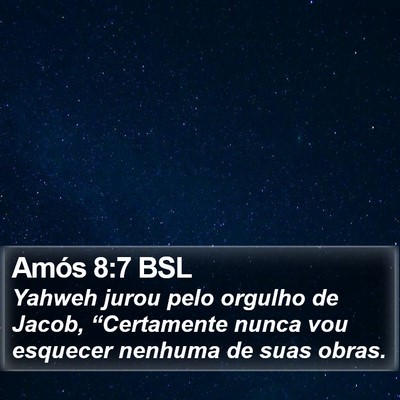 Amós 8:7 BSL Bible Verse Image
