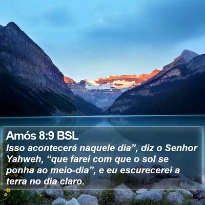 Amós 8:9 BSL Bible Verse Image