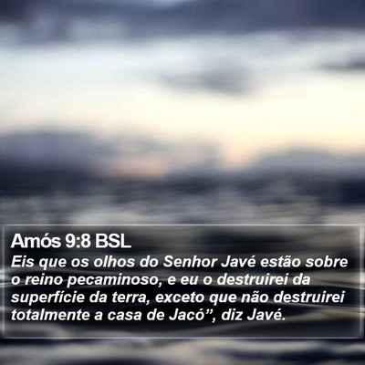 Amós 9:8 BSL Bible Verse Image